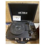 Victrola portable record player