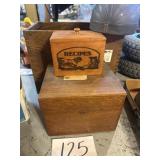 Wood boxes