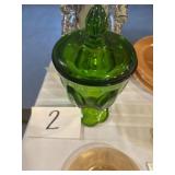 Viking 9 inch lidded Compote