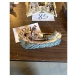 Indian in a canoes decorations
