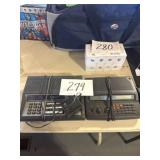 Two police scanners, one cobra one RadioShack