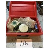 Miscellaneous items with box