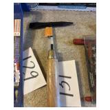 Wood handled chipping hammer