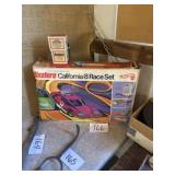 Hot wheels sizzlers set track in car