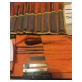 Saw sharpening set