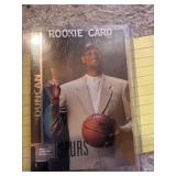 Rookie Card basketball. Tim Duncan Spurs