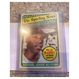 National League all stars baseball card