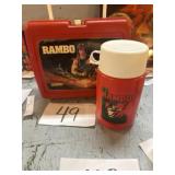 Rambo lunchbox with thermos