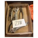 Miscellaneous pliers and wrench