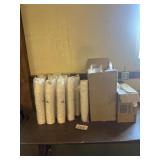 Hot and cold paper cups 18 sleeves w/lids