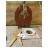 Home decorations, Halloween mirror, and star