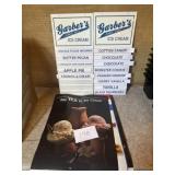 Garners ice cream display 2 pieces plus signs