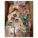 Mixed box of football cards