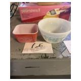 Pyrex 407 bowl and other