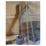 Vintage army camp shovel