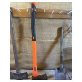 Ax with fiberglass handle