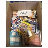 Mixed box of baseball cards