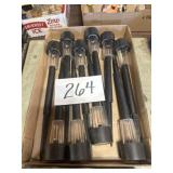 10 solar yard lights