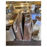 Vintage leather suitcase