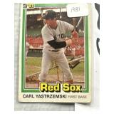 1981 Carl Yastrzemski baseball card, Red Sox