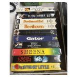 10 VHS movies