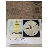Vintage Gibson appliances, Electric clock