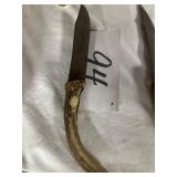 Dear antler knife