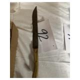 Dear antler knife