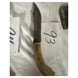 Dear antler knife