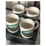 Ralph Lauren coffee mugs four piece