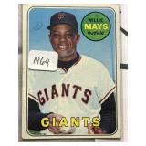 1969 Willie Mays baseball card, Giants
