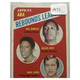 1971 rebound leaders ABA