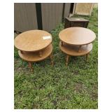 2 Vintage End Tables