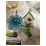 Garden wind chimes two pieces