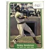 1982 Rickey Henderson baseball card