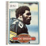 1980 Joe Green football card DT Steelers