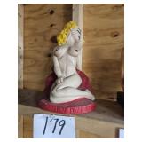 Golden Dreams Female Statue