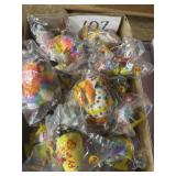 Box of teeny TY dolls