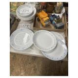Corral 12 piece mixed dinner plates