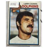 1979 Larry Csonka football card Dolphins