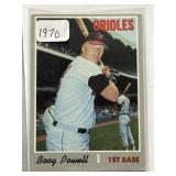 1970 Boog Powell baseball card1st Base Orioles