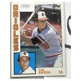 1984 Cal Ripken baseball card SS Orioles