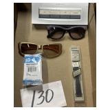 Mixed items, HP ink, 64 XL watchband sunglasses
