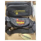 Texaco Fanny packs and keychain