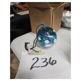 Hand Blown WV Glass Ornament