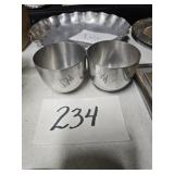 Stieff Pewter Jefferson Cups (2)