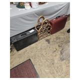 2 Vintage Suitcase and Rack