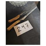 Early Wood Handled Kitchen Utensils