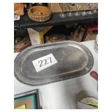 Vintage Pewter Serving Tray