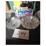 Vintage Depression Glass & Pyrex 5 Piece